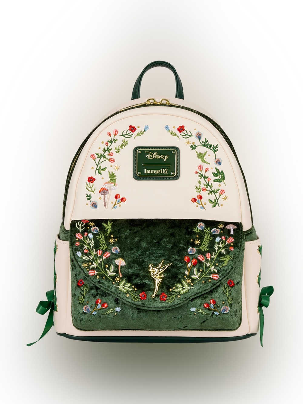 Loungefly Disney Peter Pan Tinker Bell Exclusive Floral Mini Backpack